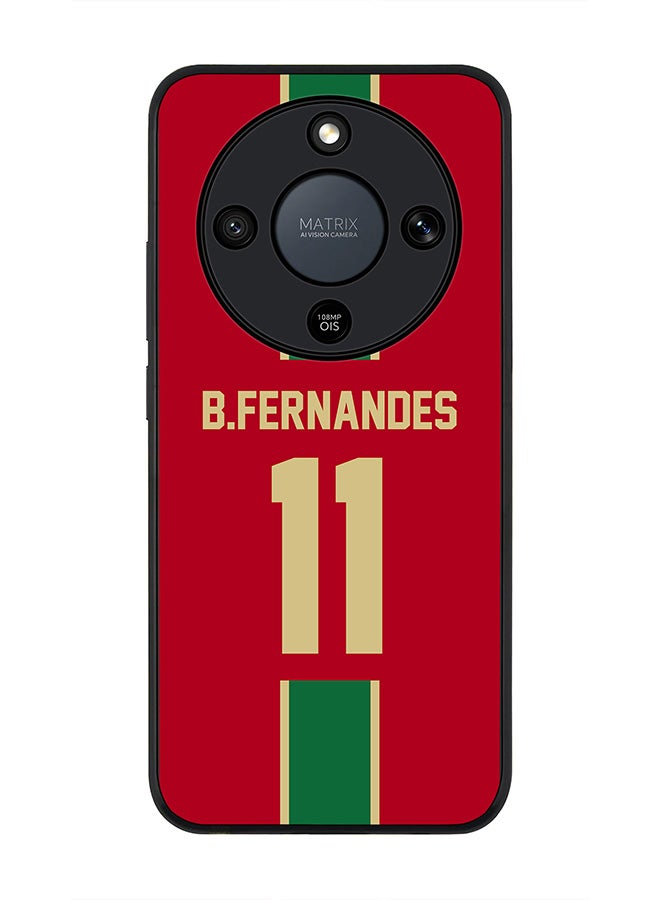 Stylizedd For Honor X9d / Magic8 Lite / X70 Case,Slim fit Camera Protection, Shockproof Thin Phone cover  - Football  Portugal, B.Fernandes - Image 1